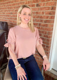 Making Me Blush Blouse