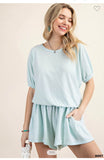 Soft Knit Swiss Dot Relax Dolman Set