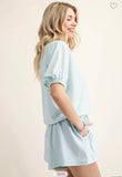 Soft Knit Swiss Dot Relax Dolman Set
