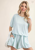 Soft Knit Swiss Dot Relax Dolman Set